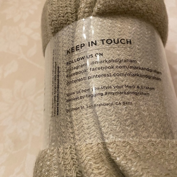 Mark & Graham Throw Blanket - Picture 2 of 3